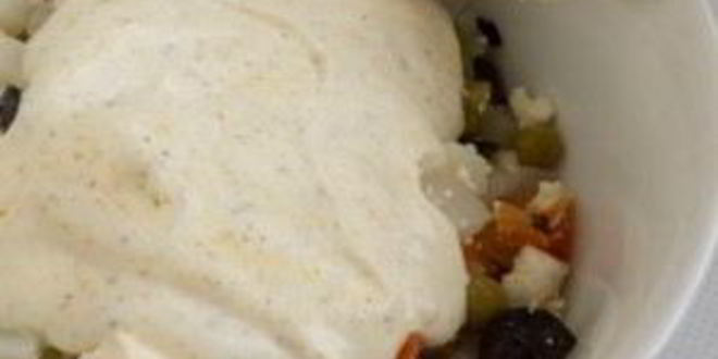 Рецепт вегетарианского салата оливье