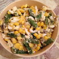 Салаты с фасолью