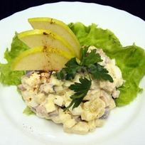 Пикантный Салат Рассоле с картофелем говядиной и сельдью