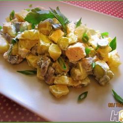 Рецепт Салата Деревенского с курицея