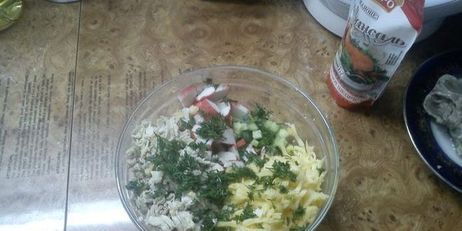 Рецепт салата фейерверк