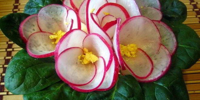 Рецепт салата фиалка