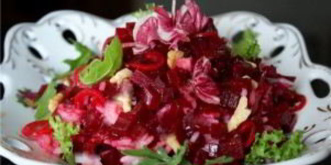 Рецепт салата из красной свеклы