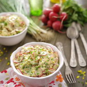 Рецепт Салата из молодого редиса