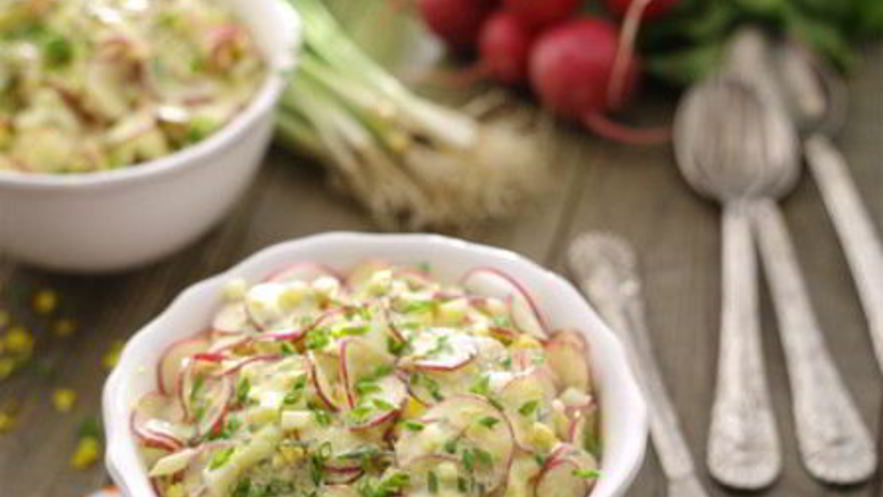 Рецепт салата из молодого редиса