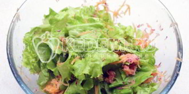 Рецепт салата из редиса с маслинами