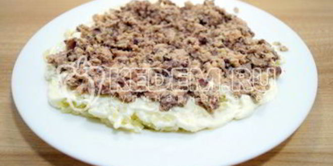 Рецепт классического салата мимоза