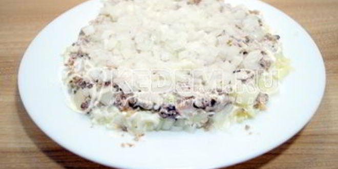 Рецепт классического салата мимоза