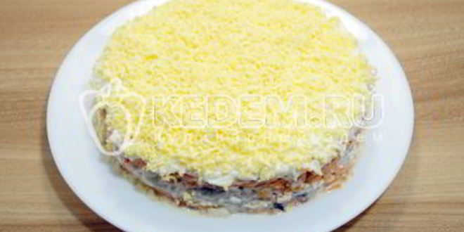 Рецепт классического салата мимоза