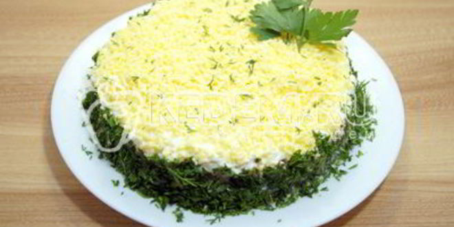 Рецепт классического салата мимоза