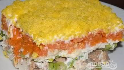 Рецепт Мимозы с рисом