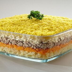 Рецепт Мимозы с сыром