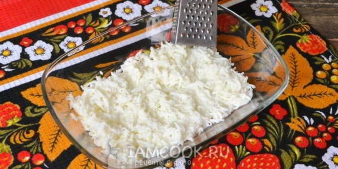 Рецепт салата мимоза без картошки и моркови