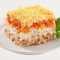 Салат Мимоза без картошки