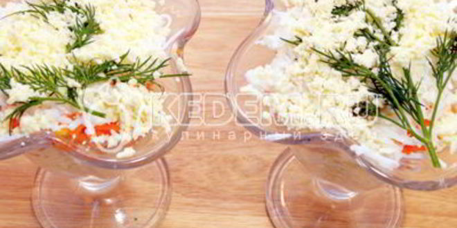 Рецепт салата мимоза с горбушей