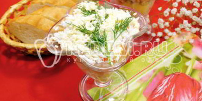 Рецепт салата мимоза с горбушей