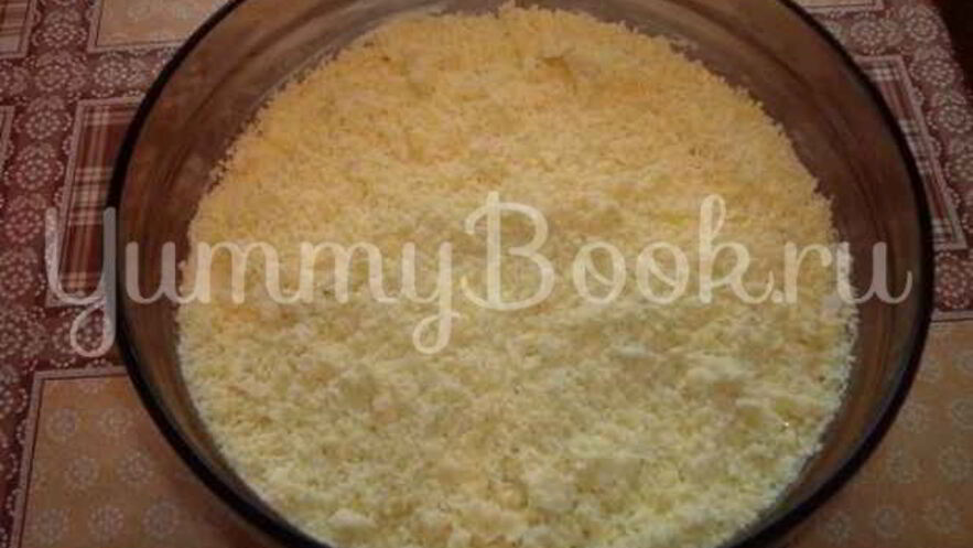 Рецепт салата мимоза с копченой скумбрией