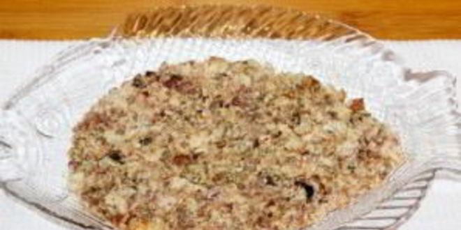 Рецепт салата мимоза с маслом