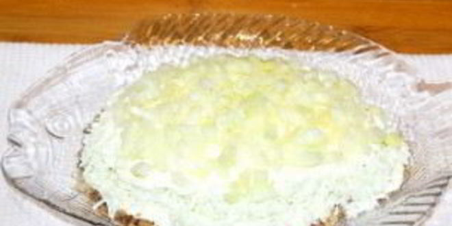 Рецепт салата мимоза с маслом