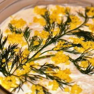 Рецепт Салата Мимоза с сыром