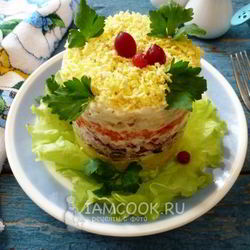 Рецепт Салата Мимоза со шпротами