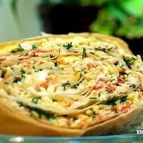 Салат Мимоза в лаваше