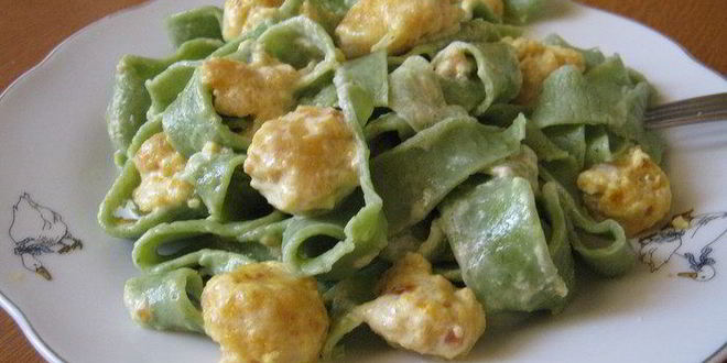 Рецепт тальятелле мимоза