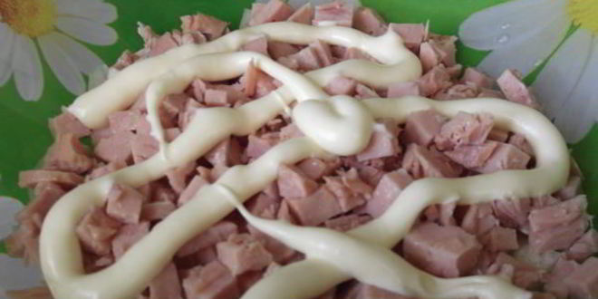 Рецепт салата на полянке