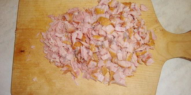 Рецепт салата парус с чипсами