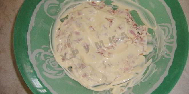 Рецепт салата парус с чипсами