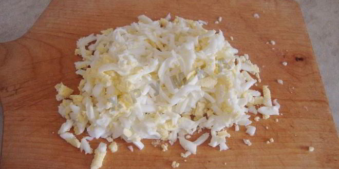 Рецепт салата парус с чипсами