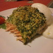 Филе семги под ароматной шубкой