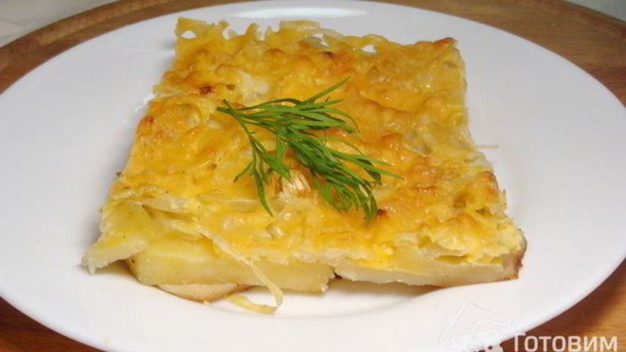 Рецепт картошки под шубой