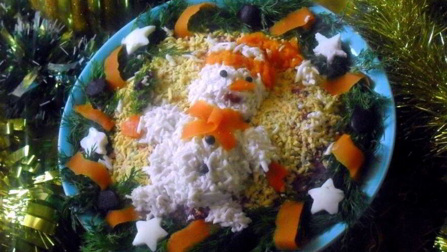 Рецепт новогодней сельди под шубой