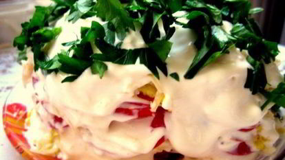 Рецепт Помидоров под шубой