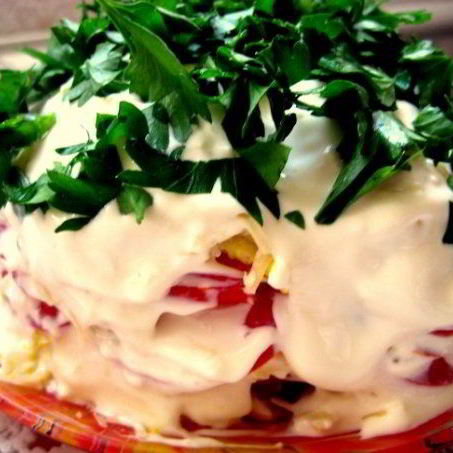 Рецепт Помидоров под шубой