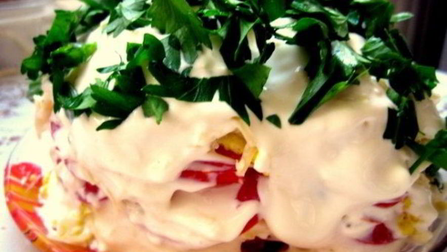 Рецепт помидоров под шубой