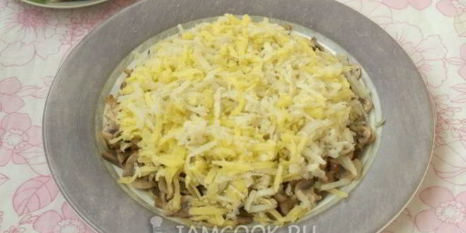 Рецепт салата грибы под шубой