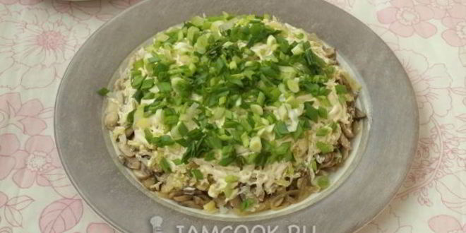 Рецепт салата грибы под шубой