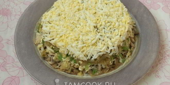 Рецепт салата грибы под шубой