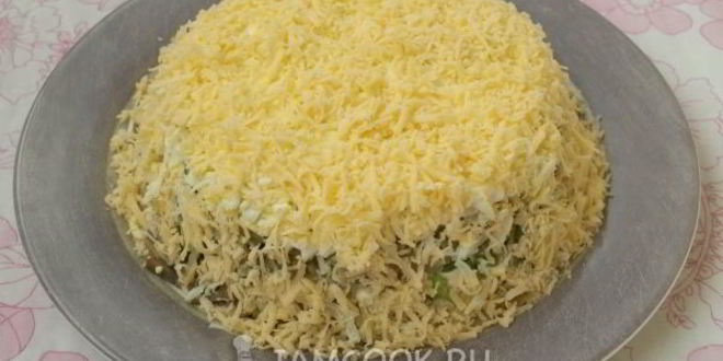 Рецепт салата грибы под шубой