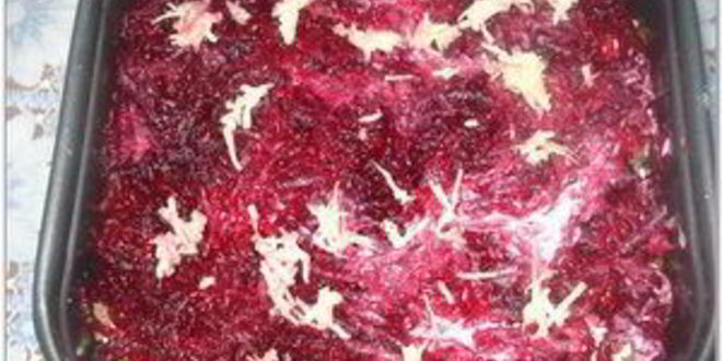 Рецепт салата кальмары под шубой