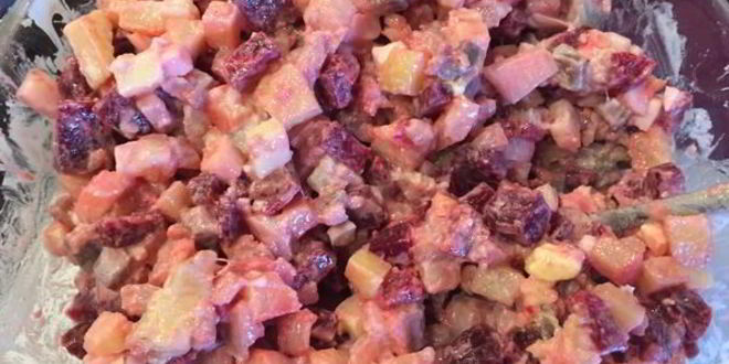 Рецепт салата ленивая селедка под шубой