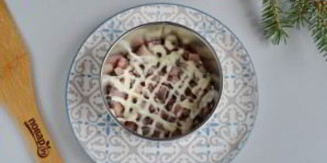 Рецепт салата-торта селедка под шубой