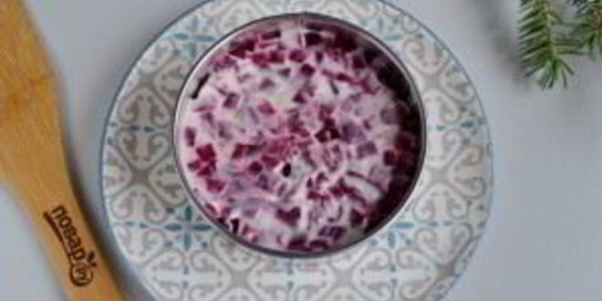 Рецепт салата-торта селедка под шубой