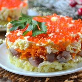 Рецепт Сельди под дорогой шубой