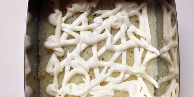 Рецепт сельди под шубой с грибной икрой