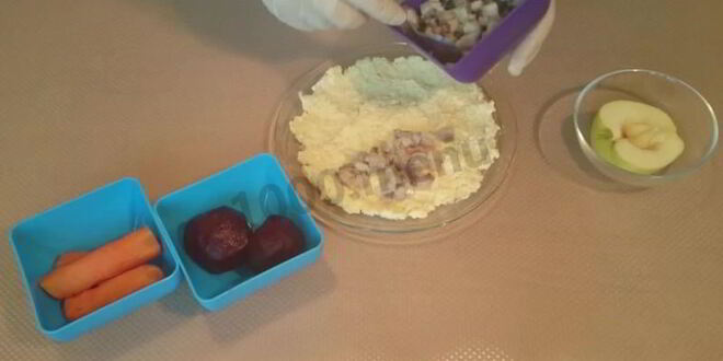 Рецепт сельди под шубой с яблоком