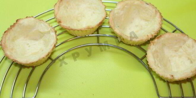 Рецепт сельди под шубой в картофельных тарталетках