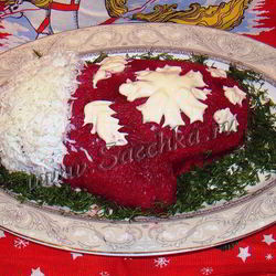 Рецепт Сельди под шубой Варежка